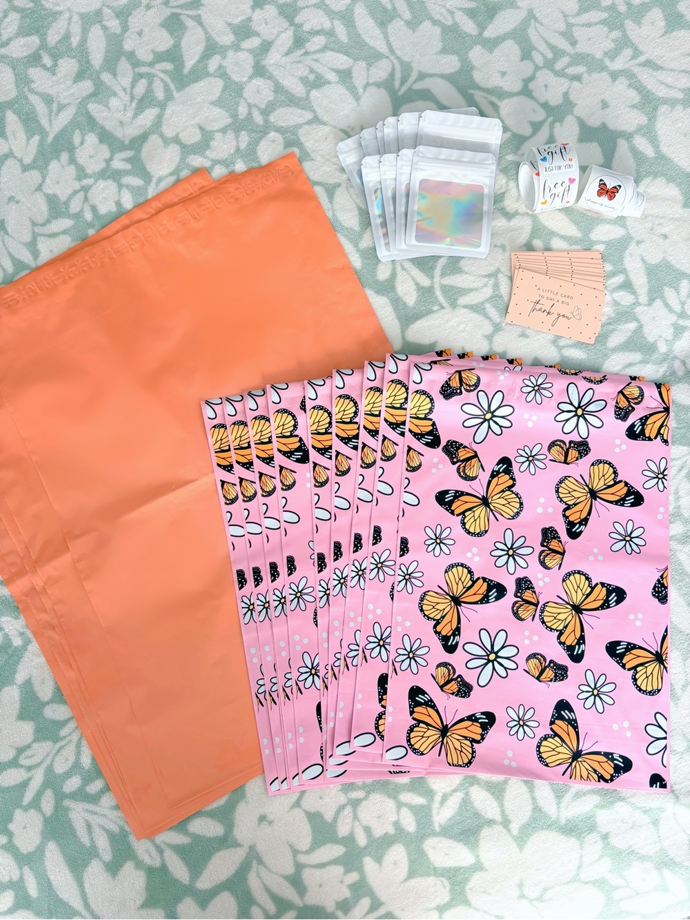 75 Piece Butterfly Shipping Supply Bundle 🦋✨